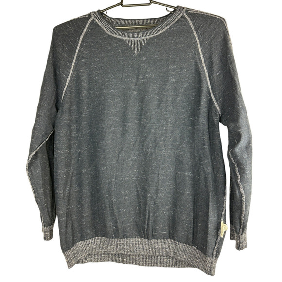 Tommy Bahama Di Sabbia Flip Reversible Sweater Crew Blue Swell Men's Size XXL - Picture 7 of 11